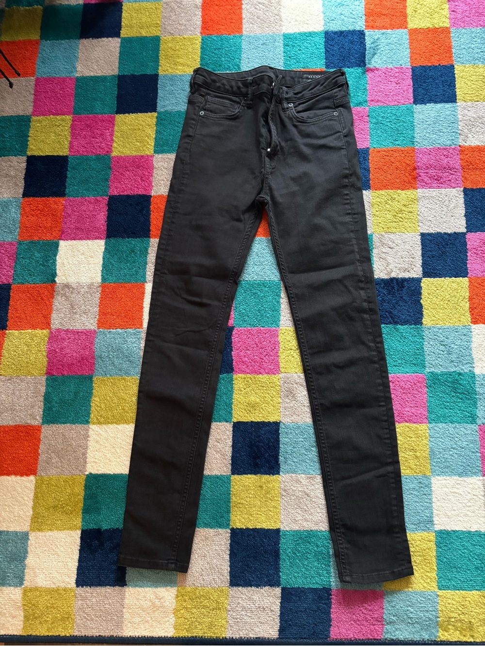 All Saints women's Skinny Black Jeans
